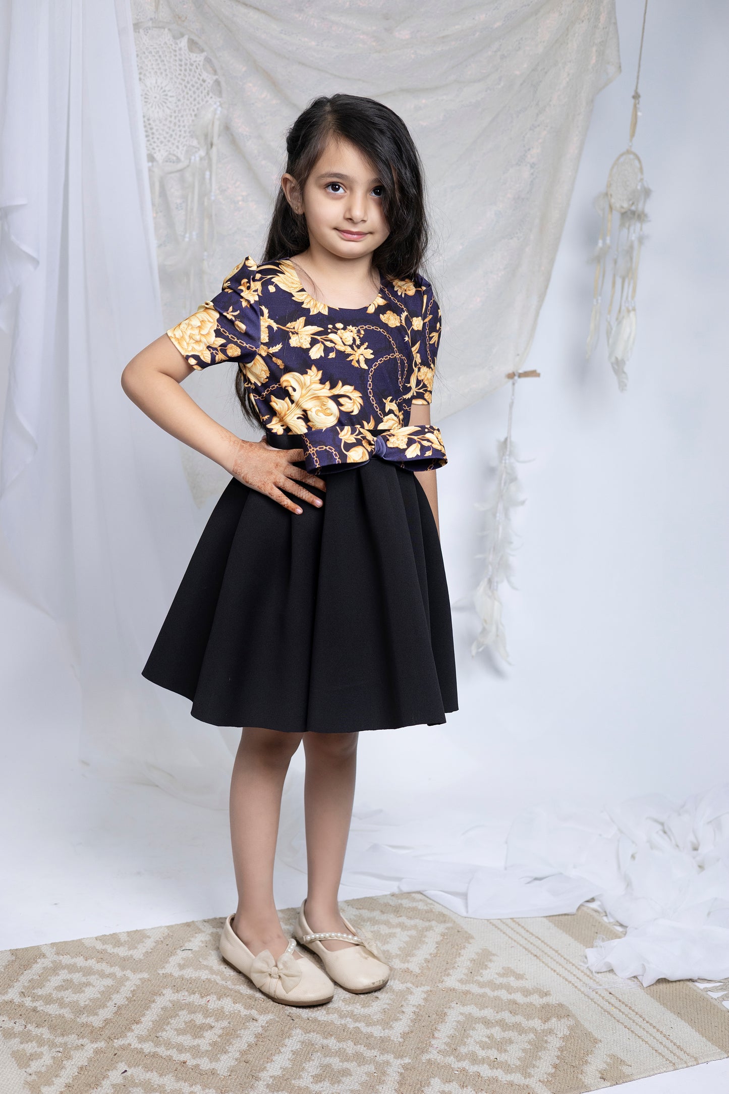 Linked luxury dress