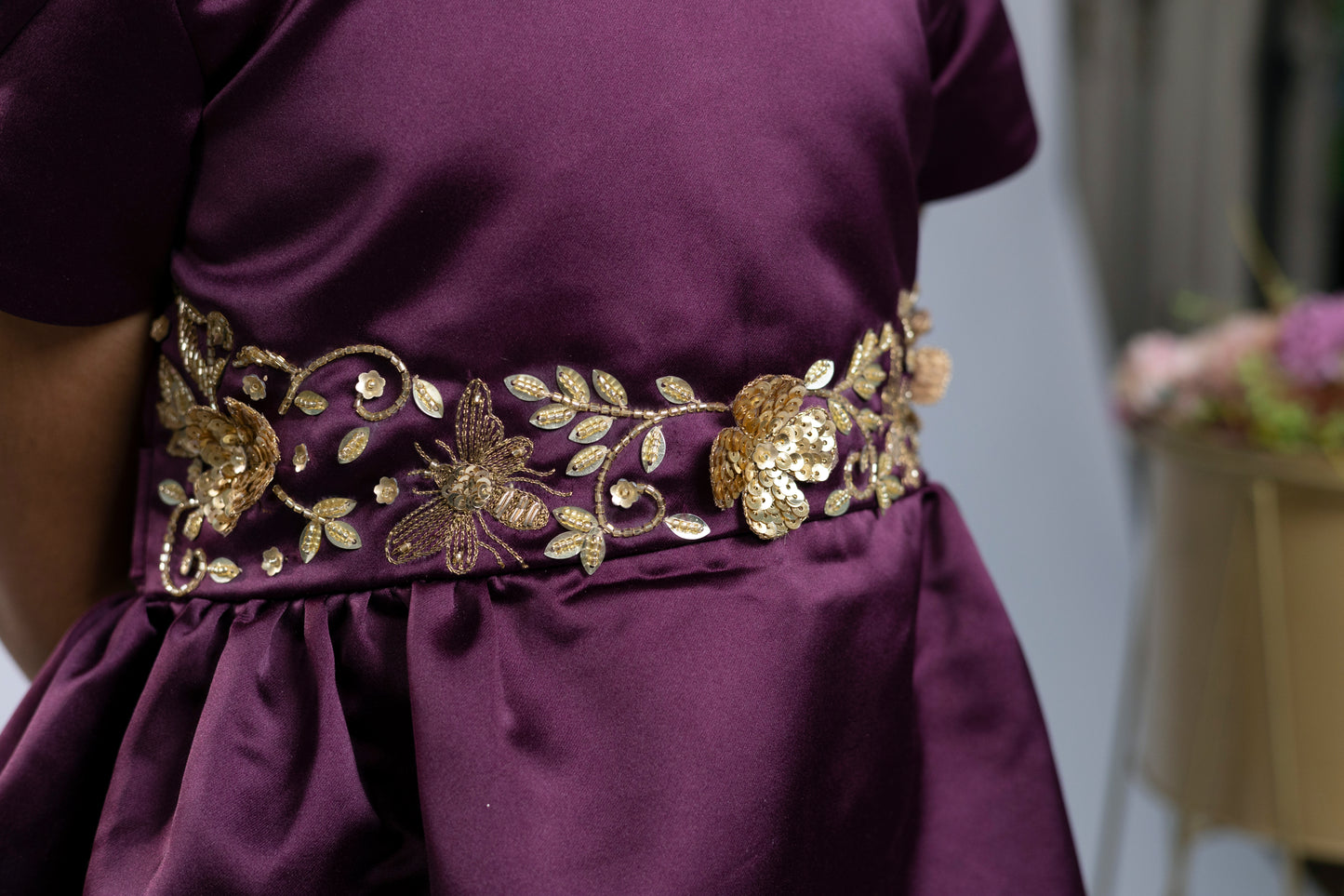 Wine Royale Dress
