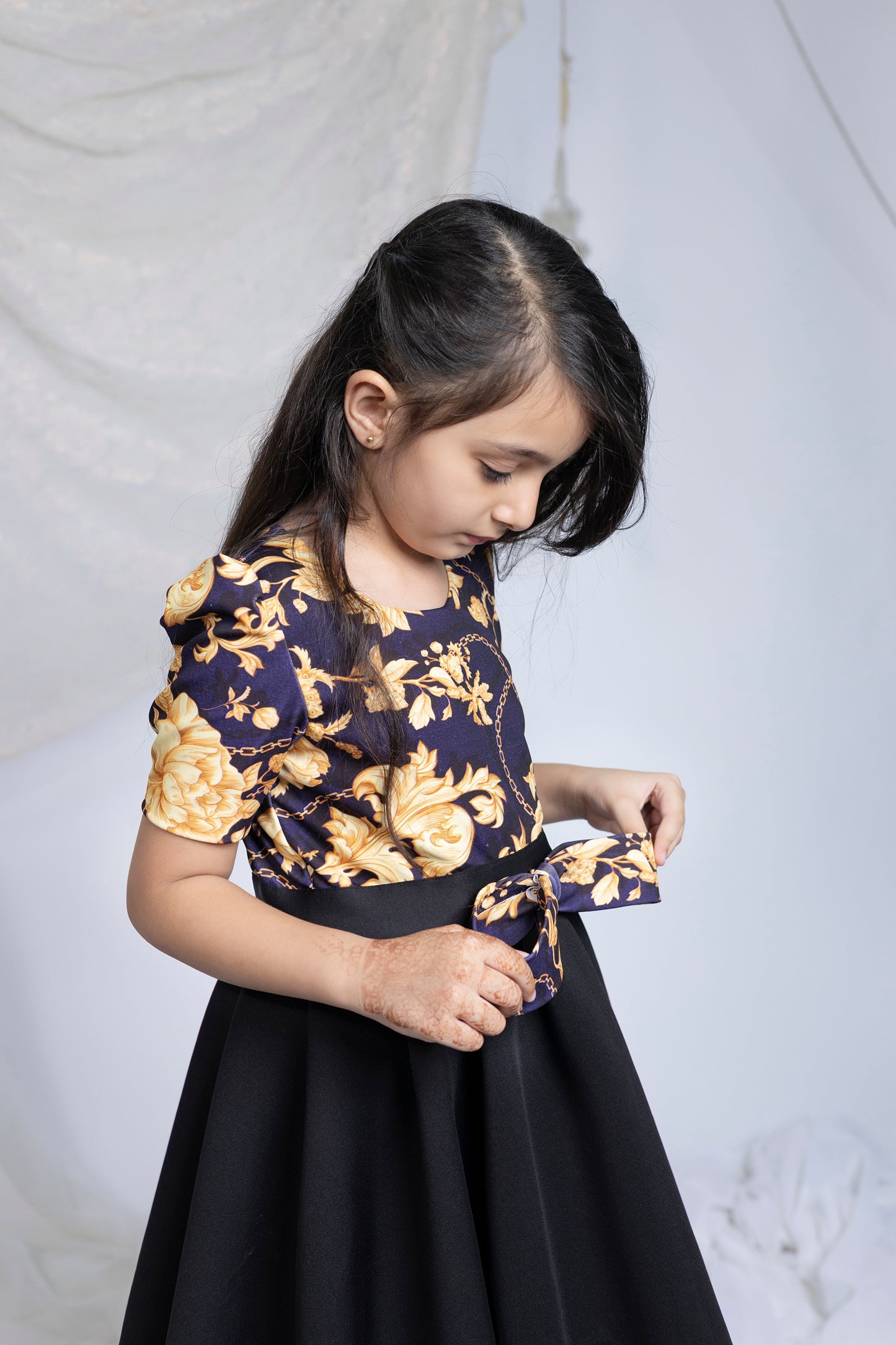 Linked luxury dress