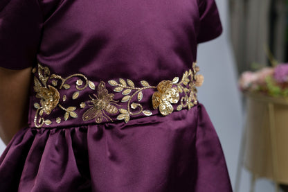 Wine Royale Dress