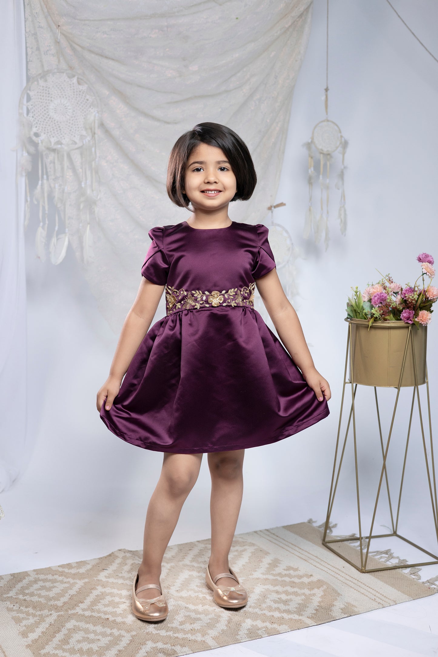 Wine Royale Dress